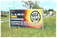 Strassenplakat des Rock the Ring 2017
