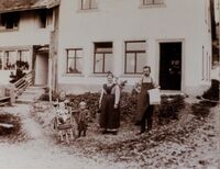 Badstrasse 11, Familie Kunz, um 1907