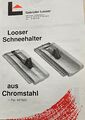 Prospekt für Schneehalter, 1970