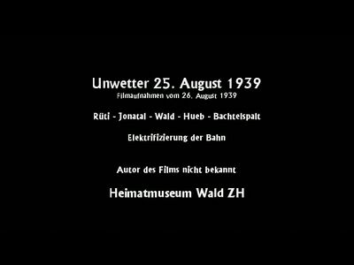 Foto des Mediums (Einband) von „Unwetterschäden August 1939“