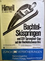 Plakat Bachtel-Skispringen 1984