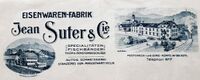 Briefkopf der Firma Suter & Cie. 1903
