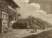 Bad Erlosen, Aquatinta von Franz Hegi, 1812