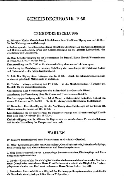 Datei:19500000 Jahreschronik Hinwil Kurzfassung aus Jahrheft.pdf