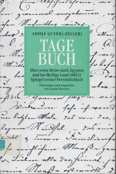 Foto des Mediums (Einband) von „Tagebuch über seine Reise nach Ägypten und ins heilige Land (1862)“