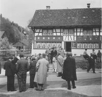 Neueröffnung Ortsmuseum, 1957