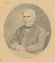 Portrait eines älteren Herrn von Heinrich Rottensweiler, 1865