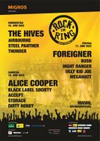 Plakat des Rock the Ring Festivals 2022