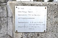 Schild bei Kemptnerstrasse 8, 2015