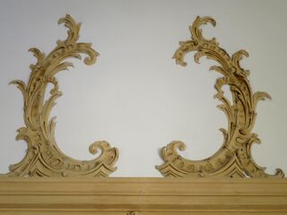 Stuckdetail in der reformierten Kirche von 1786, 2014