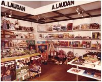 Weihnachtsausstellung Hirschensaal Spielwaren Laudan, ca. 1979