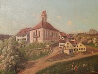 Rottensweiler, Heinrich 1834-1893 Die Kirche Hinwil 1876