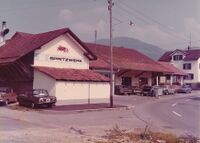 Georg Ehmann <i>Autospritzwerk</i>, Ansicht ca. 1970, Hinwil.