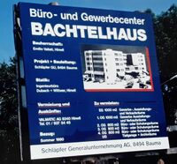 Untere Bahnhofstrasse 25, Ausschreibung Bachtelhaus, 1990
