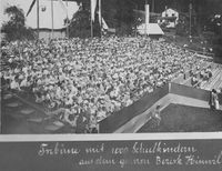 Freilichtspiele 1946 Hauptprobe vor 1000 Schulkindern