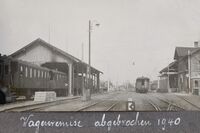 Wagenremise, Bahnhof Hinwil, abgebrochen 1940