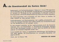 Anweisung von 1940