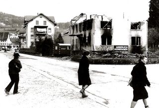 Abbruch Gebäude Dürntnerstrasse 23, 1975