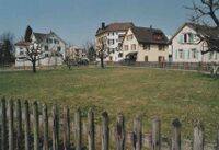 Alte Zihlstrasse 2, 1, 3, und 5 (von links), 2003