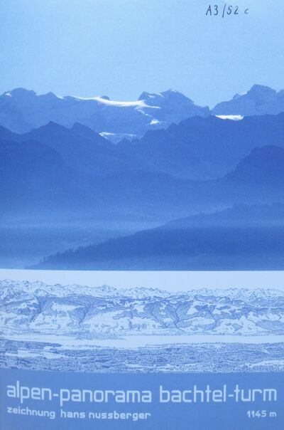 Foto des Mediums (Einband) von „Alpenpanorama Bachtelturm“