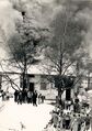 Feuerwehrübung vor dem Abbruch, 1986