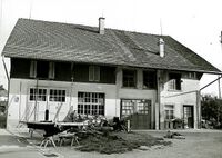 In der Gass 8, Schmiedewerkstatt, 1970