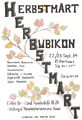 Plakat Herbstmärt 1984