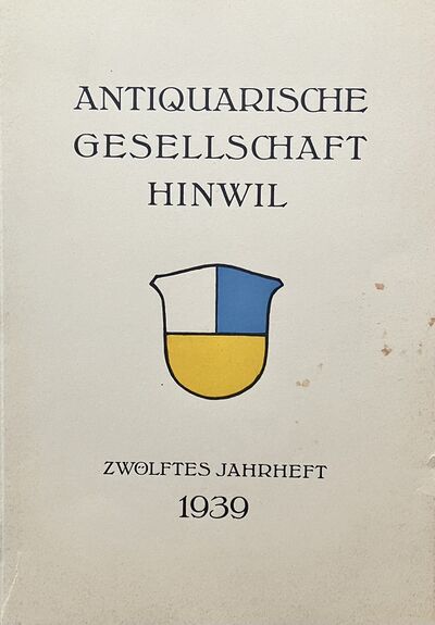 Foto des Mediums (Einband) von „1939 Zwölftes Jahrheft“