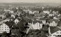 Ortskern Hinwil, ca. 1940