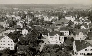 Ortskern Hinwil, ca. 1940