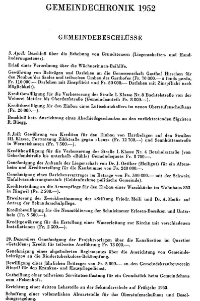 Datei:19520000 Jahreschronik Hinwil Kurzfassung aus Jahrheft.pdf