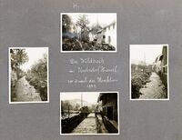 Wildbach im Unterdorf Hinwil 1929