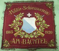 Fahne MSV am Bachtel, Wernetshausen, 1920, Wappenseite