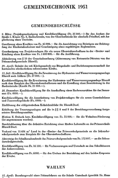 Datei:19510000 Jahreschronik Hinwil Kurzfassung aus Jahrheft.pdf
