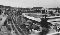 Bahnhof und Bührer-Fabrik, 1979