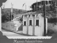 Freilichtspiele 1946 Kassahäuschen an der Oberdorfstrasse