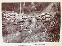 Verbauungen im Hinwiler Tobel, 1940