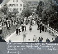 Bundesfeier 1941, Gemeindefackeln