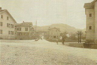Bachtelstrasse, Blick zur <i>Blumenau</i>, ca. 1900.