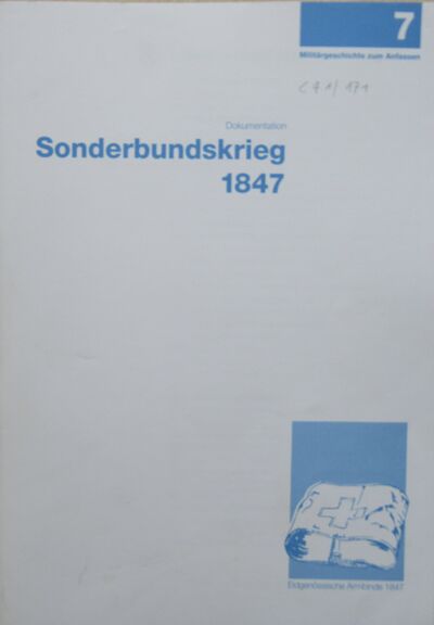 Foto des Mediums (Einband) von „Sonderbundskrieg 1847“