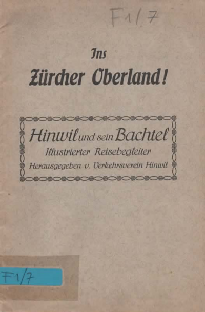 Foto des Mediums (Einband) von „Ins Zürcher Oberland“