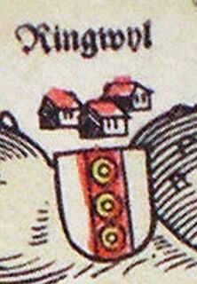 Wappen von Ringwil, Ausschnitt aus der Murerkarte von 1566