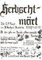 Plakat Herbstmärt 1981