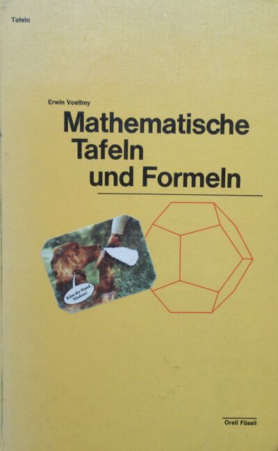 Foto des Mediums (Einband) von „Mathematische Tafeln und Formeln“