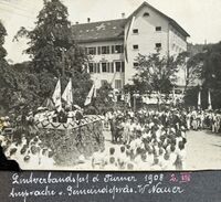 Linthverbandsfest der Turner Hinwil, 1908