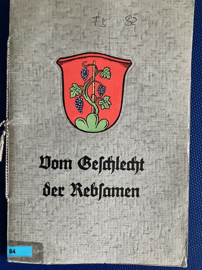 Foto des Mediums (Einband) von „Vom Geschlecht der Rebsamen“