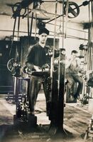 "Schiffli" Herstellung, Gebrüder Honegger AG, im Sack Wernetshausen