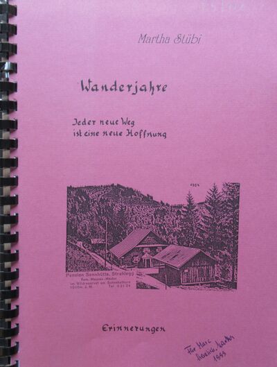 Foto des Mediums (Einband) von „Wanderjahre“