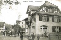 Gasthof <i>Löwen</i>, Dürntnerstrasse, um 1920