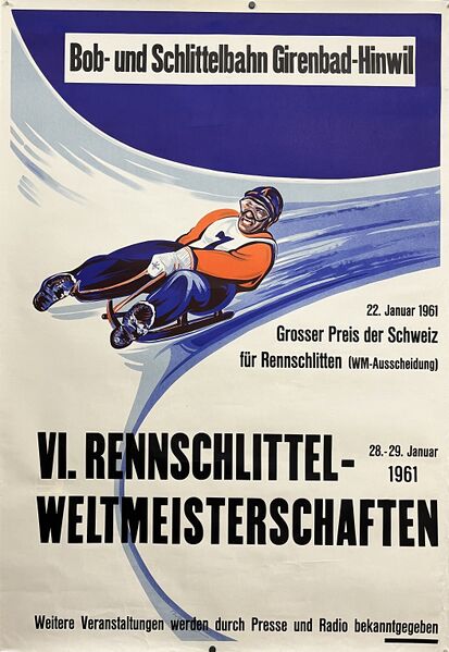 Datei:19610122 Rennschlittel-Weltmeisterschaft Girenbad Plakat.jpeg